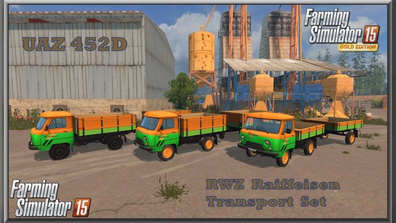 UAZ 452D RWZ Raiffeisen Transport Set