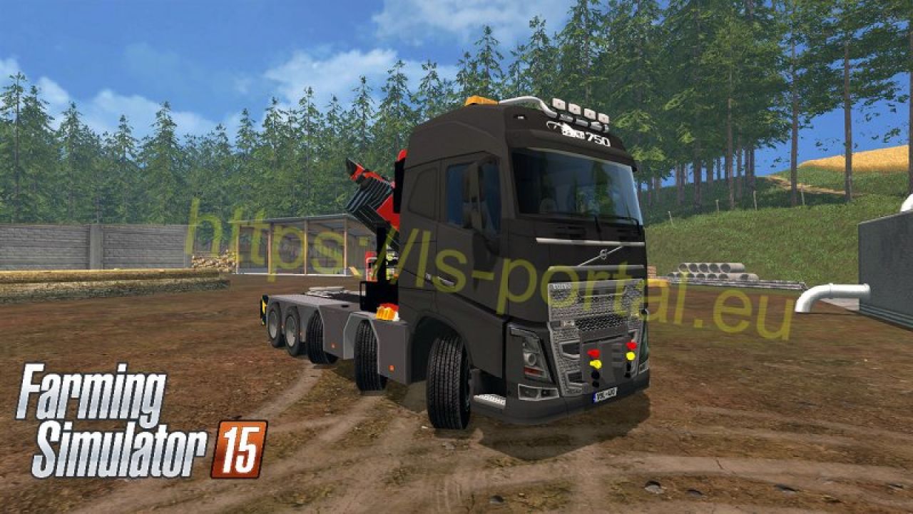 Volvo FH16 750 10x4 Frame FLT Semi v2