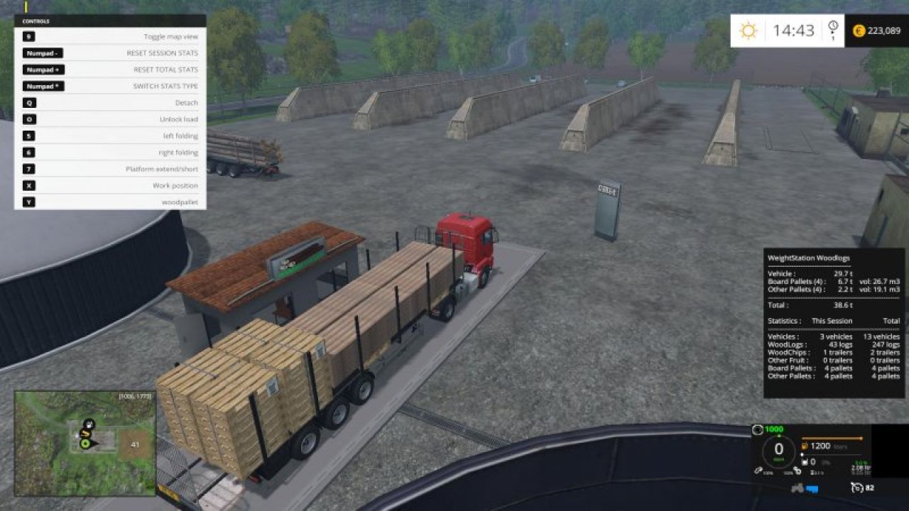 WeightStation For Wood Logs Placeable v1.0