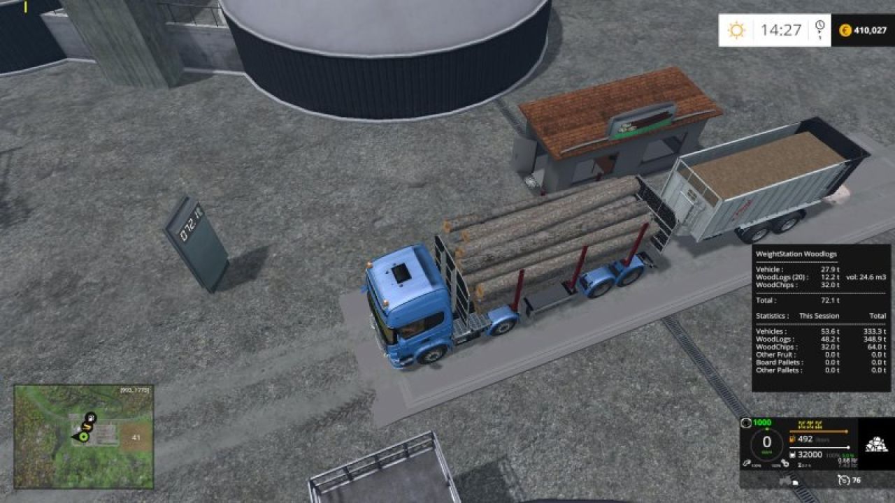 WeightStation For Wood Logs Placeable v1.0