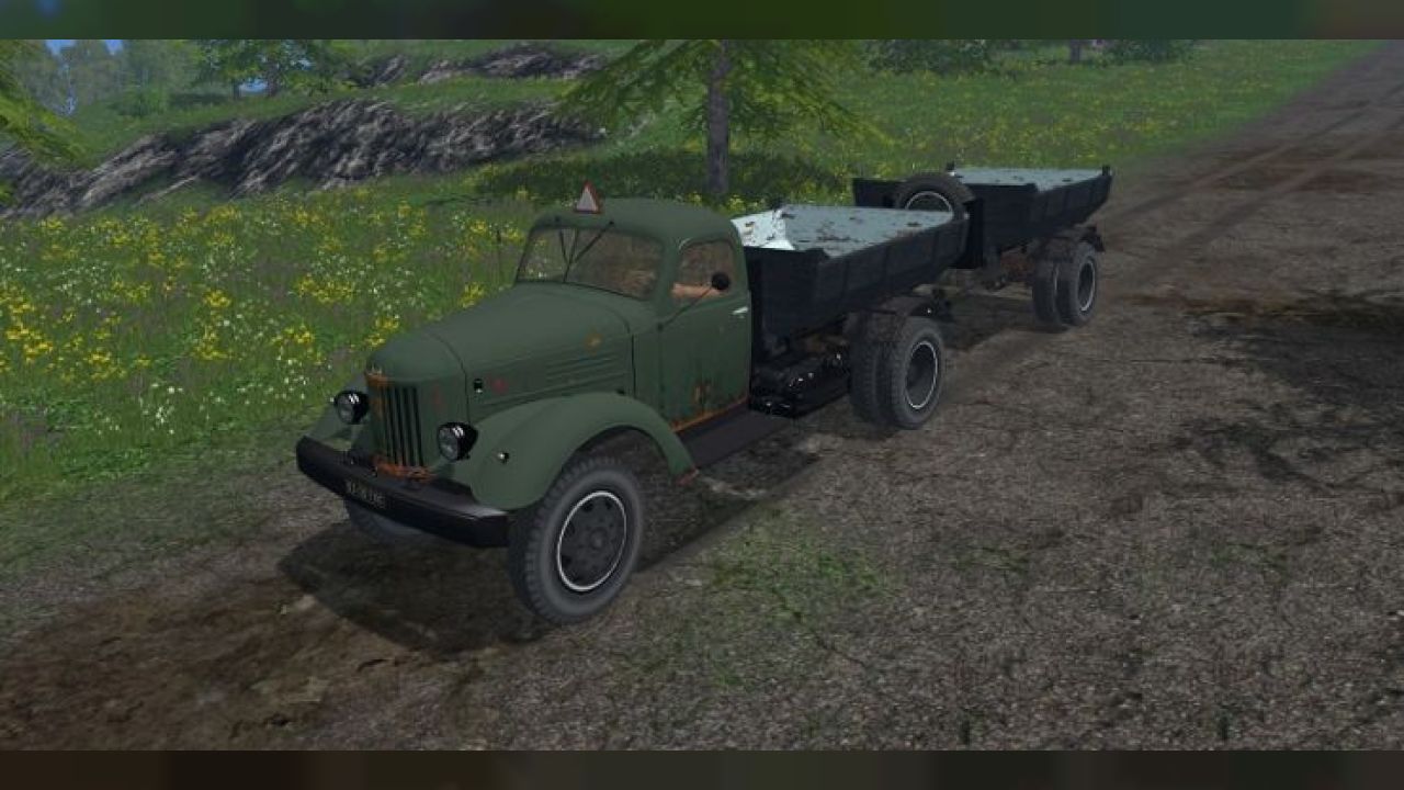 ZIL 585L + trailer