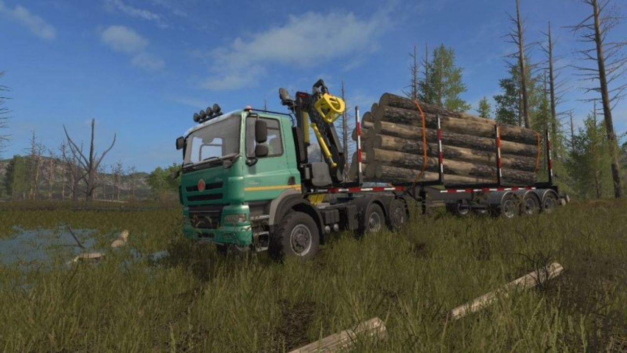 Biobeltz Log Trailer TR 750 FS17 - KingMods