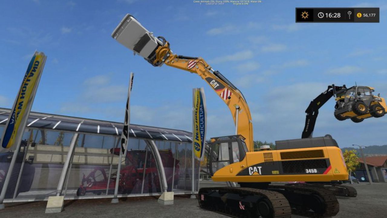 CAT 345D Grapple