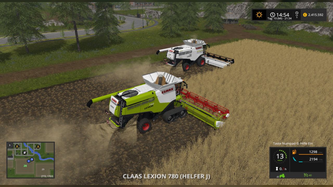 Claas Lexion Pack 3 Versions