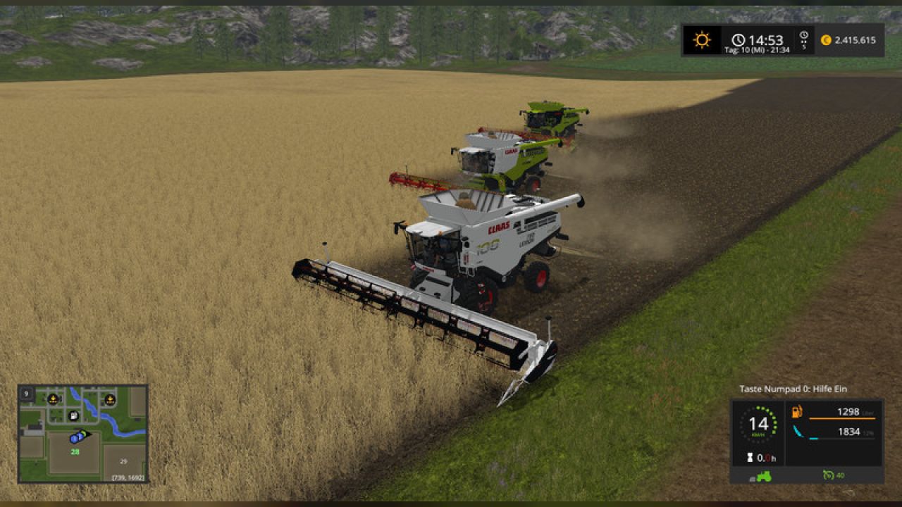 Claas Lexion Pack 3 Versions