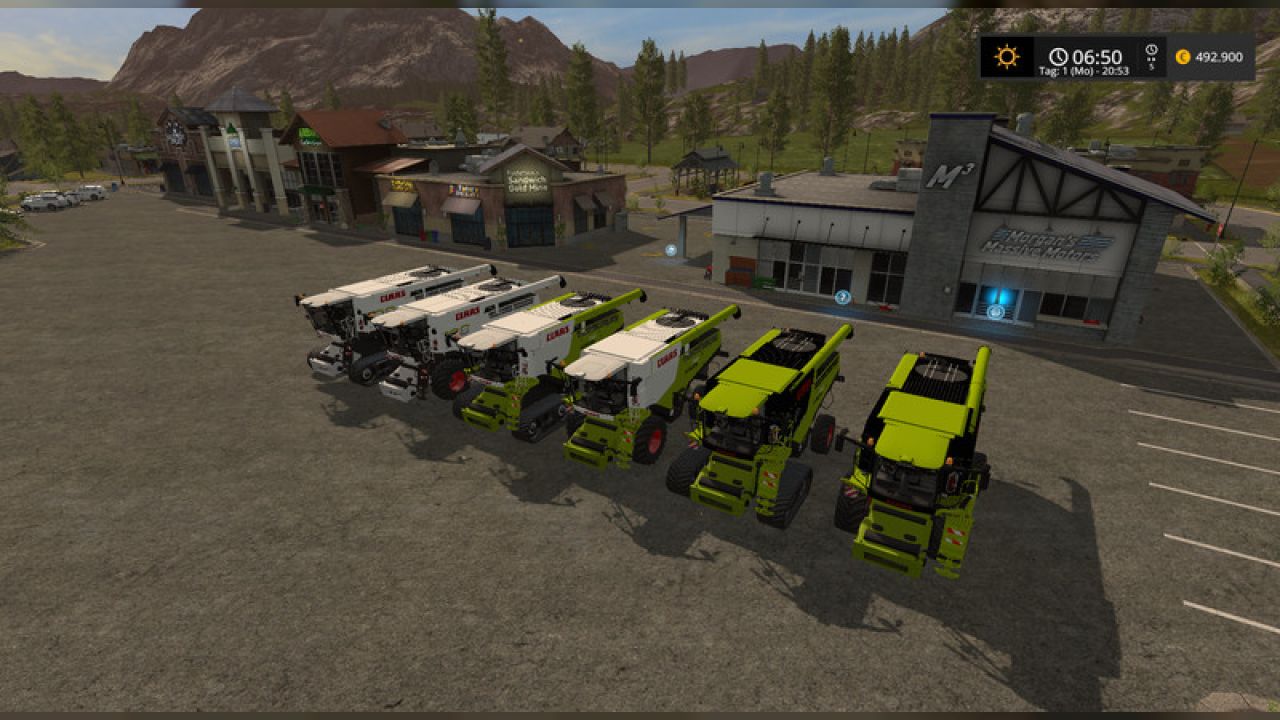 Claas Lexion Pack 3 Versions