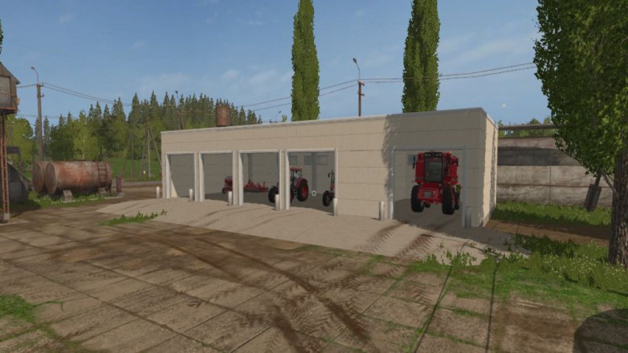 Concrete Garage FS17 - KingMods