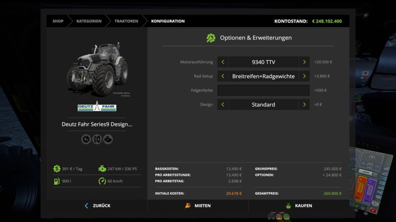 Deutz Fahr Series 9 Designer Edition v1.1.1