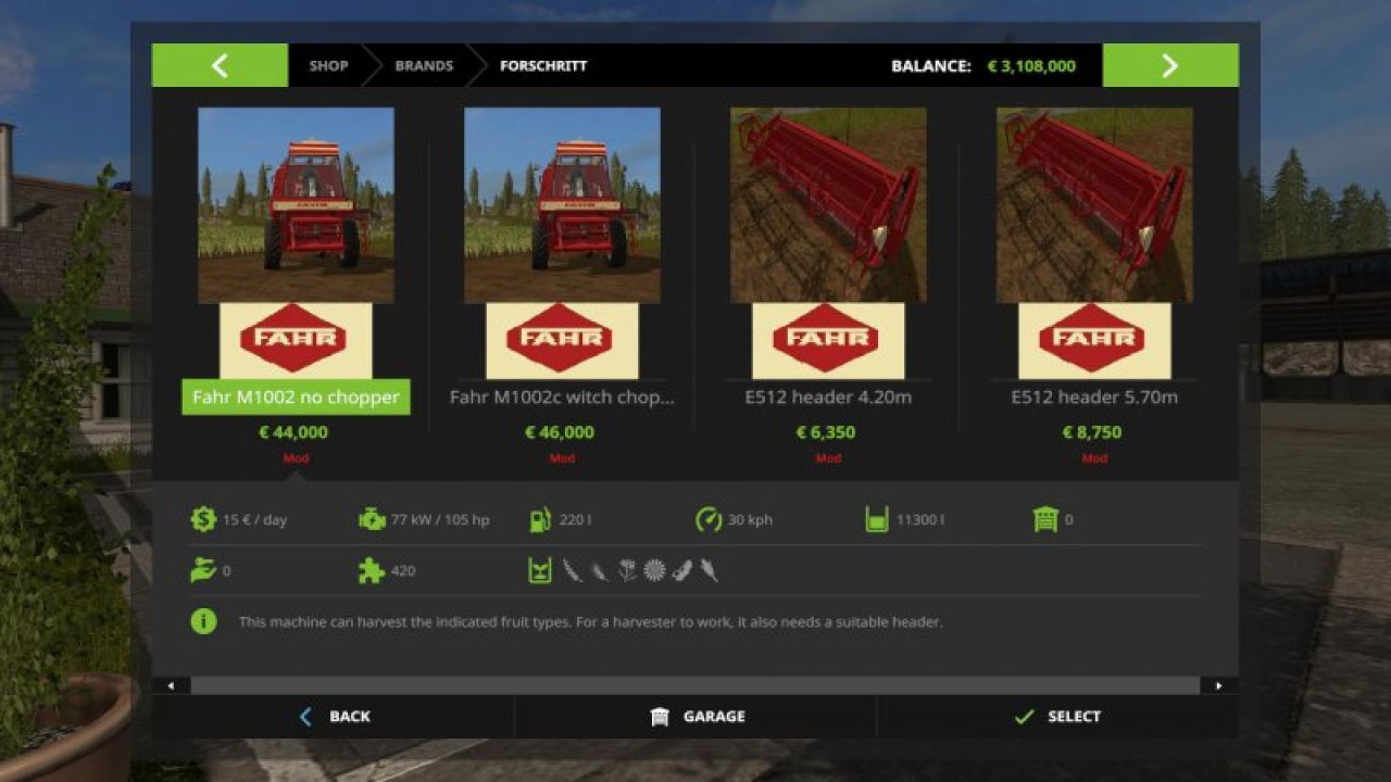 Fahr M1002 Pack v1.0.0.4