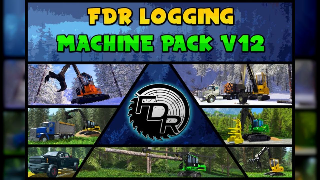 FDR Logging - V12 Machine Pack FS17 - KingMods