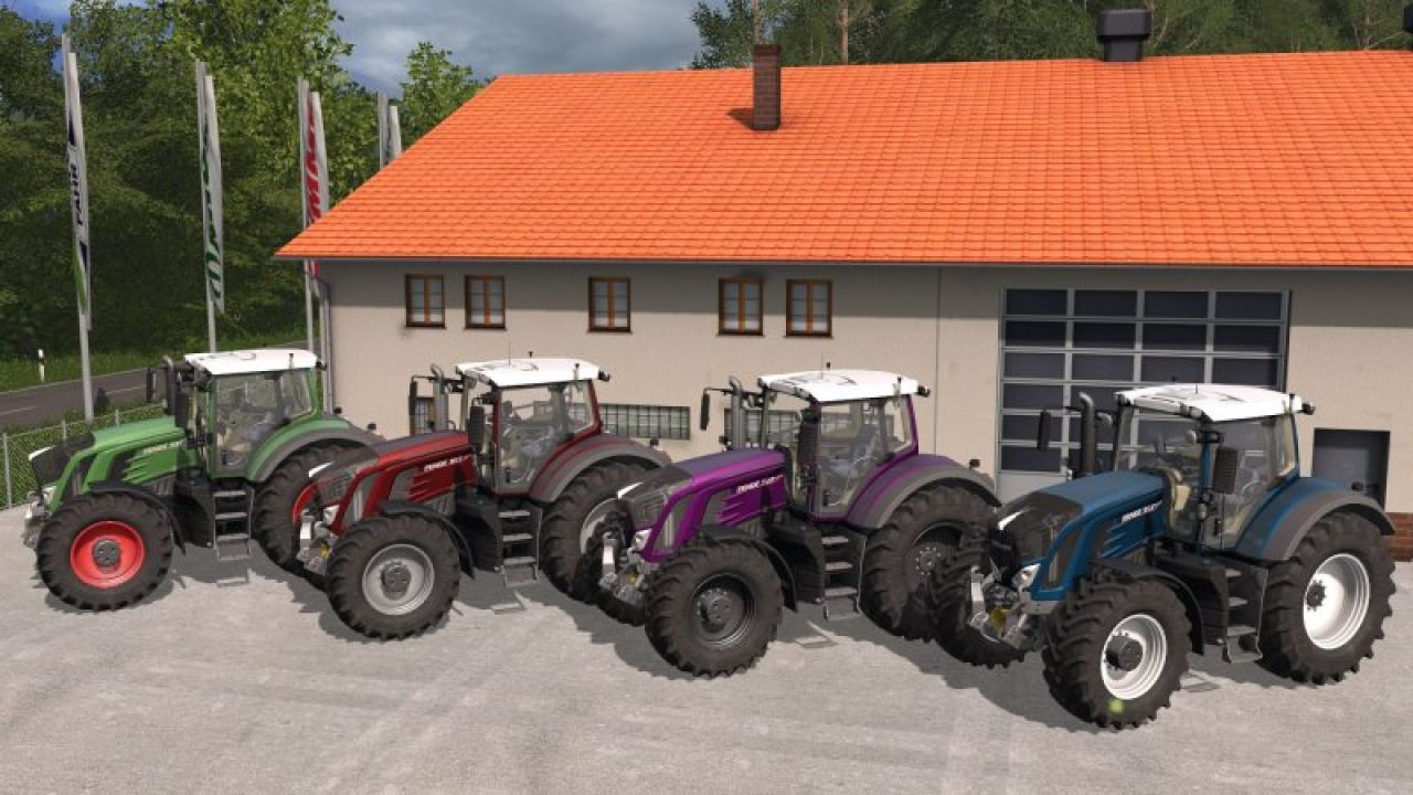 Fendt 900 with metallic paint