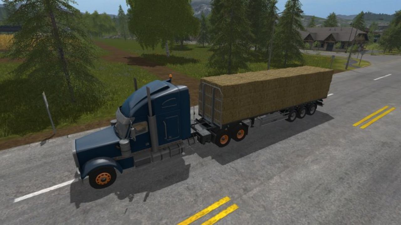 Flatbed Trailer UAL v6