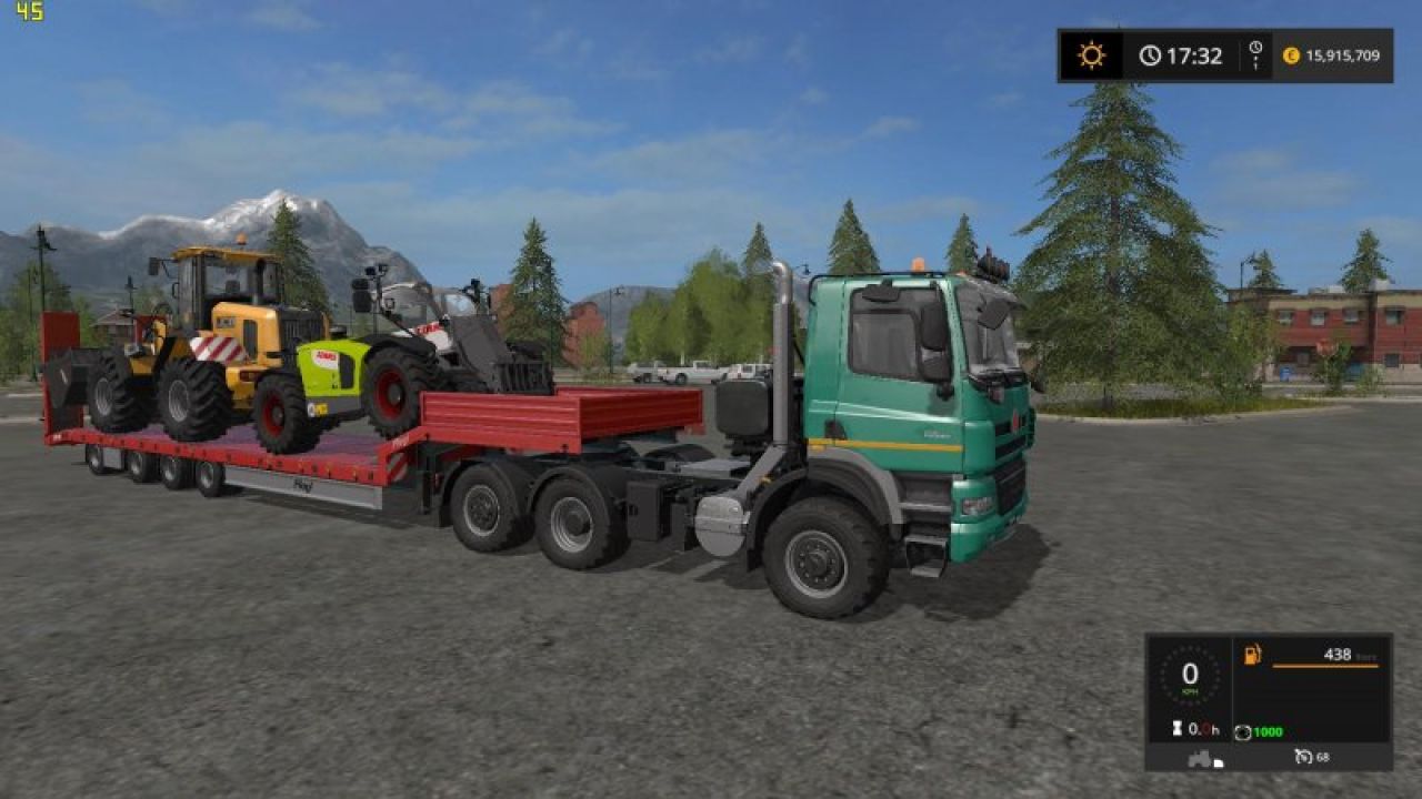 Fliegl low loader Objectattache v1.0