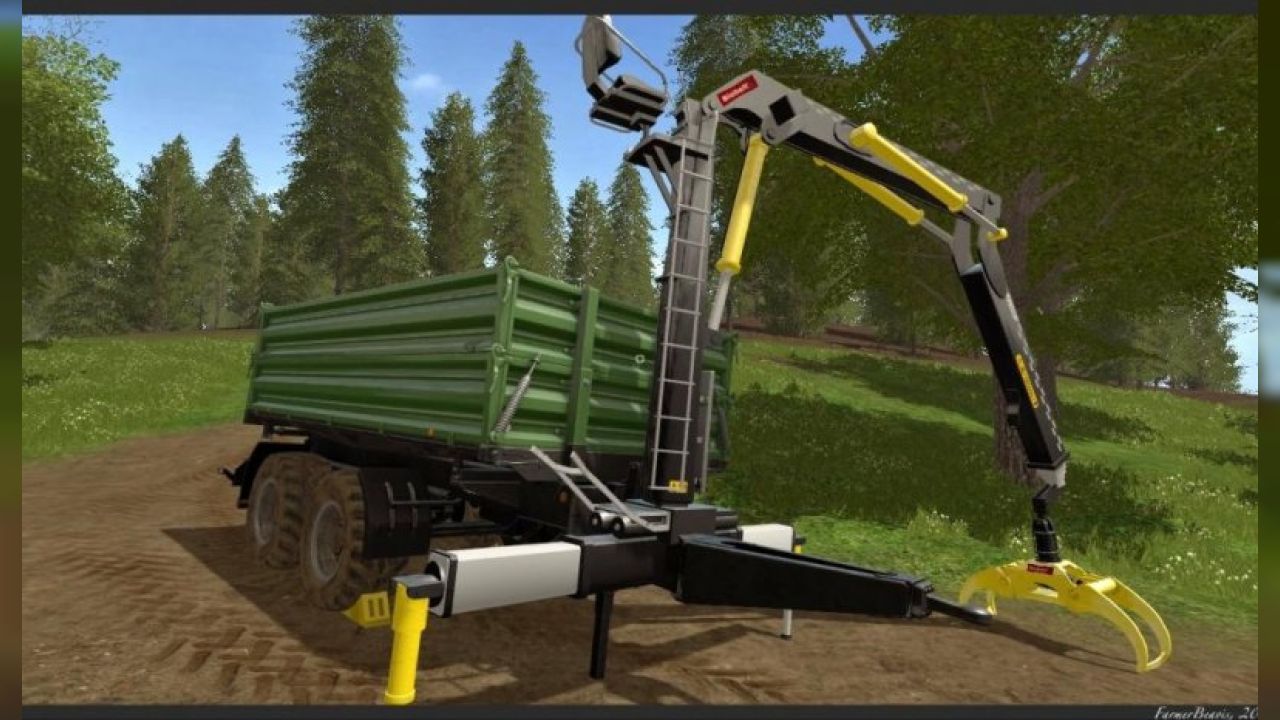 Fliegl Tipper Crane FS17 - KingMods