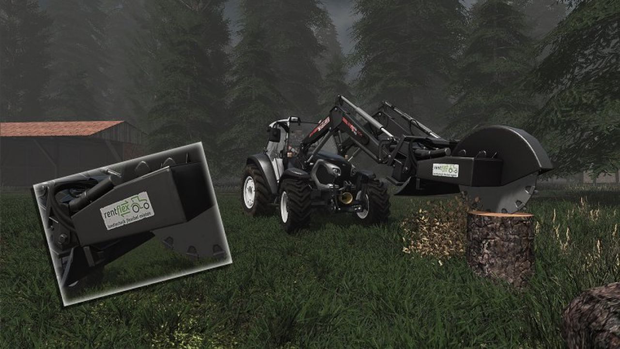 Frontloader Stump Cutter