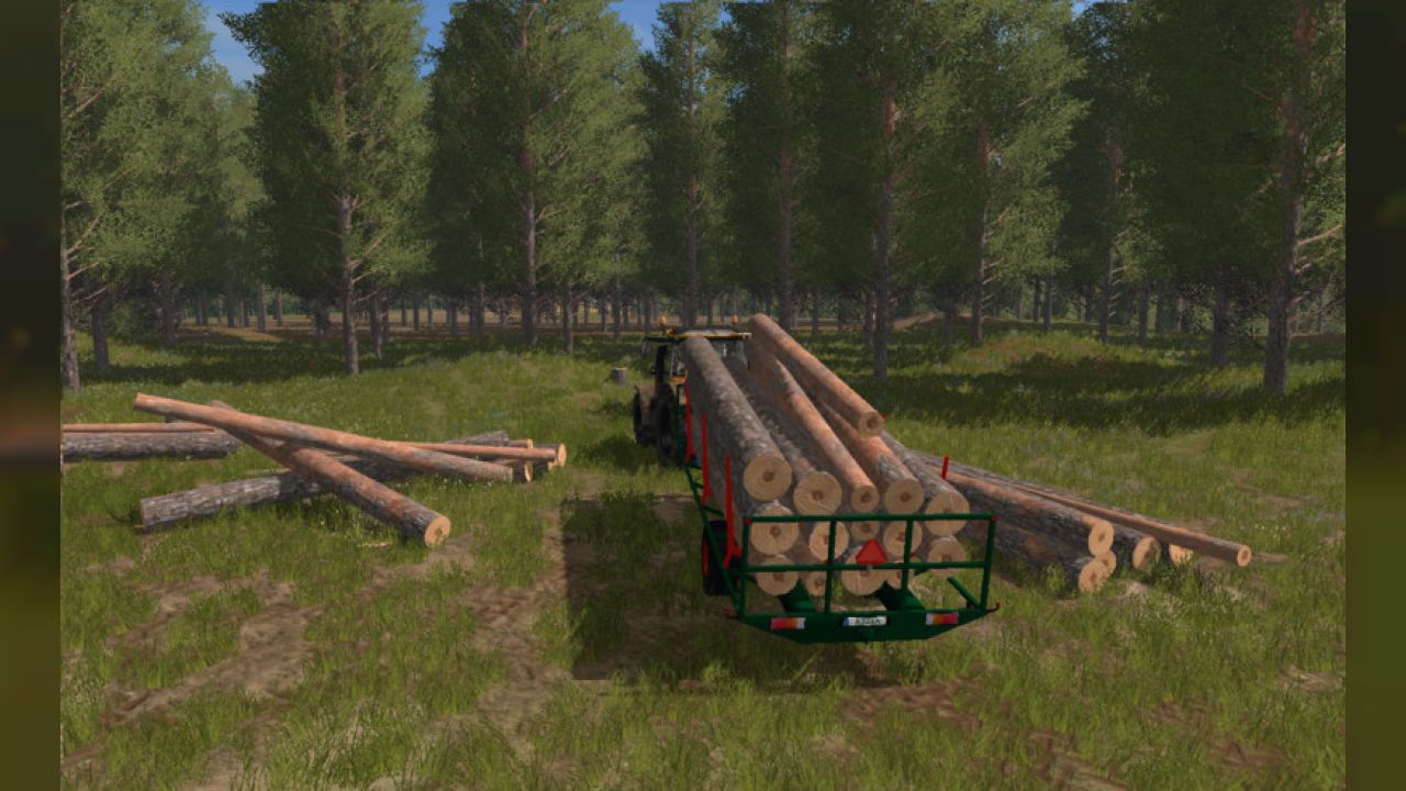 Homemade wood trailer