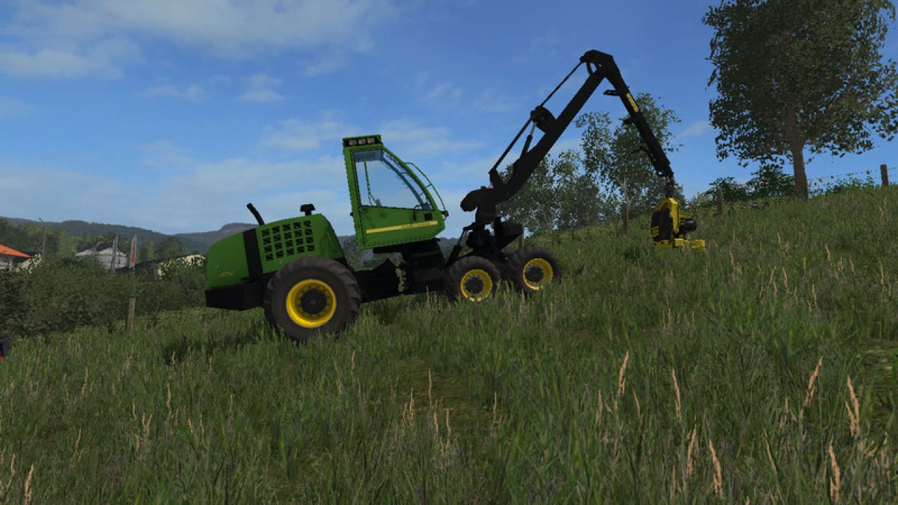 John Deere 1070d harvester