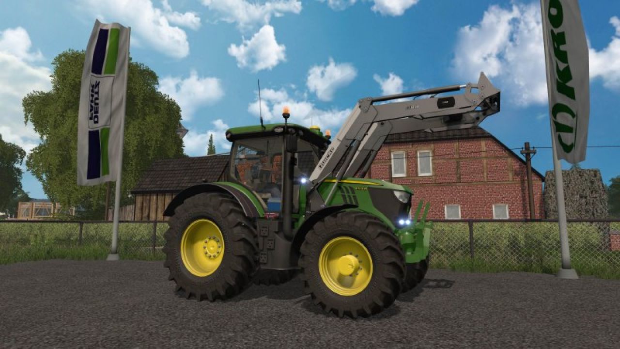 John Deere 6135R - 6215R - Stoll Frontlader DH v3.0