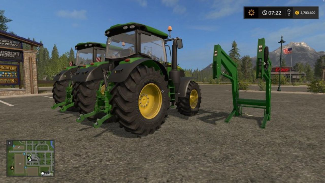 John Deere 6R 6135 - 6250 + H480 Frontloader v1.0.0.2