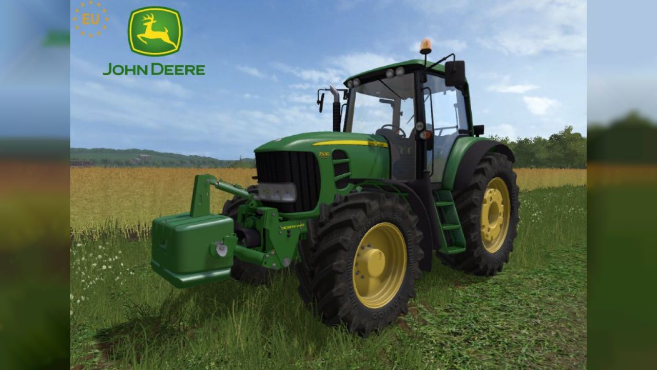 John Deere 7030 E Premium Series + weight