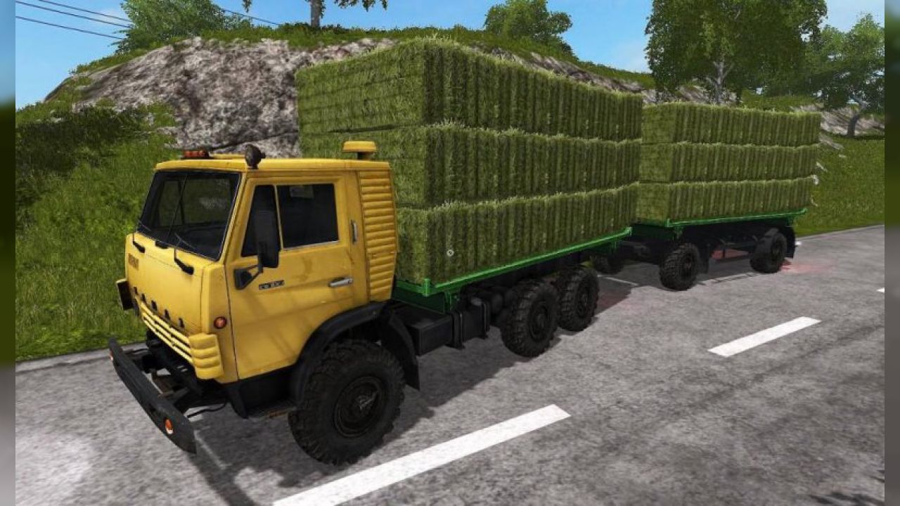 Kamaz 4310 + Trailer Flat AutoLoad v2.0