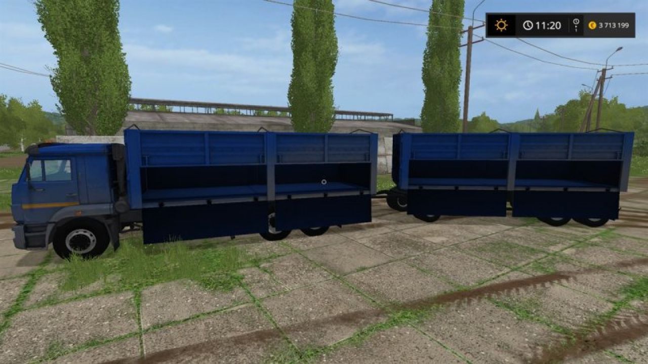 Kamaz 65221 + Trailer