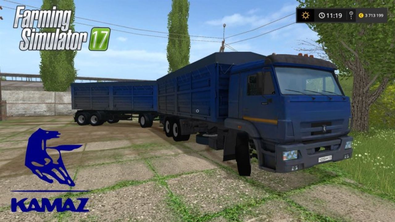 Kamaz 65221 + Trailer