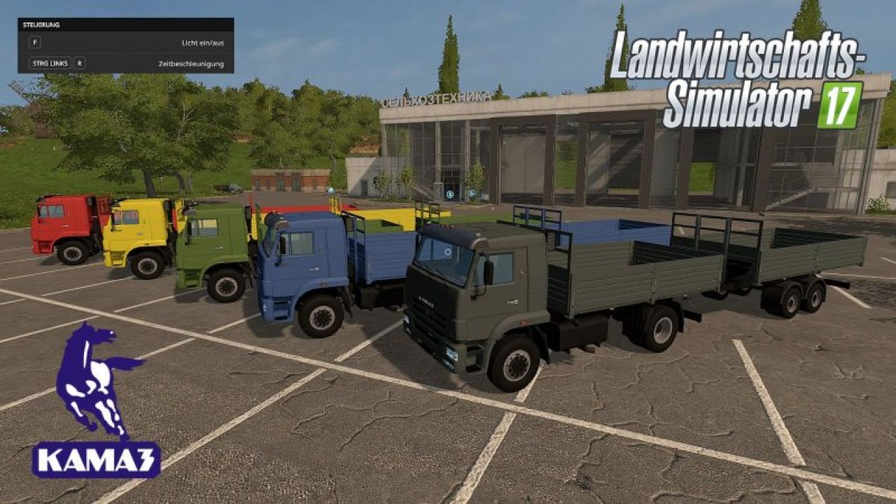 Kamaz and Trailer Set