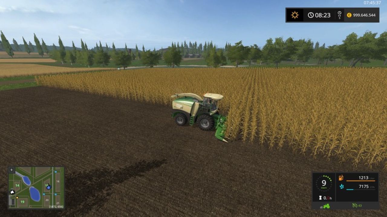 Krone Big X 580 with tank