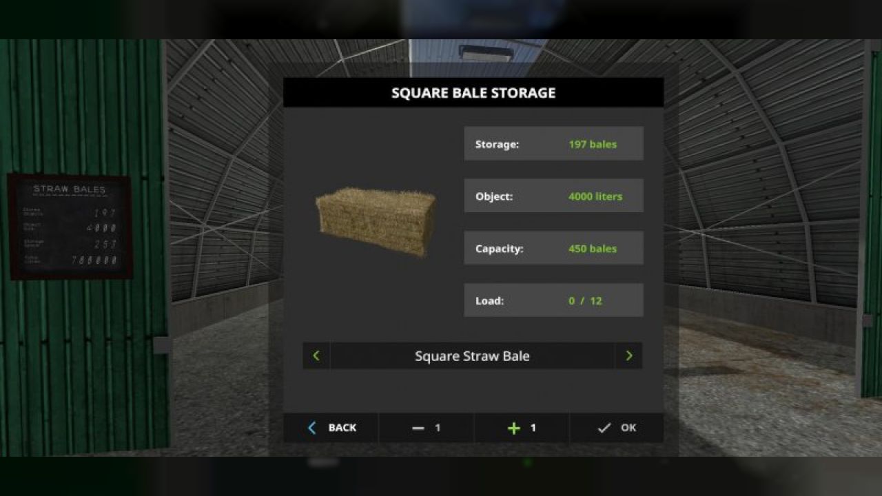 LARGE SQUARE/COTTON BALE STORAGE v1.0.1.0