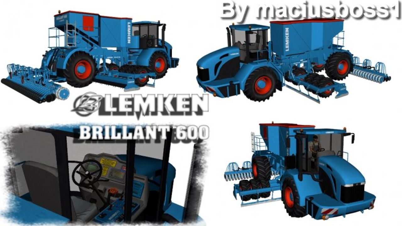 Lemken Brillant 600 (3D model) by maciusboss1/Burner