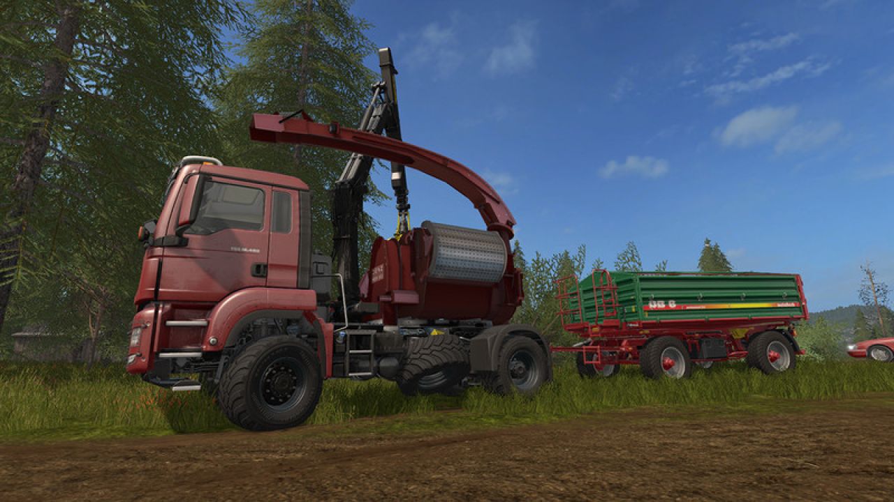 MAN TGS 18.480 with Jenz HEM583 Woodcrusher v1.2