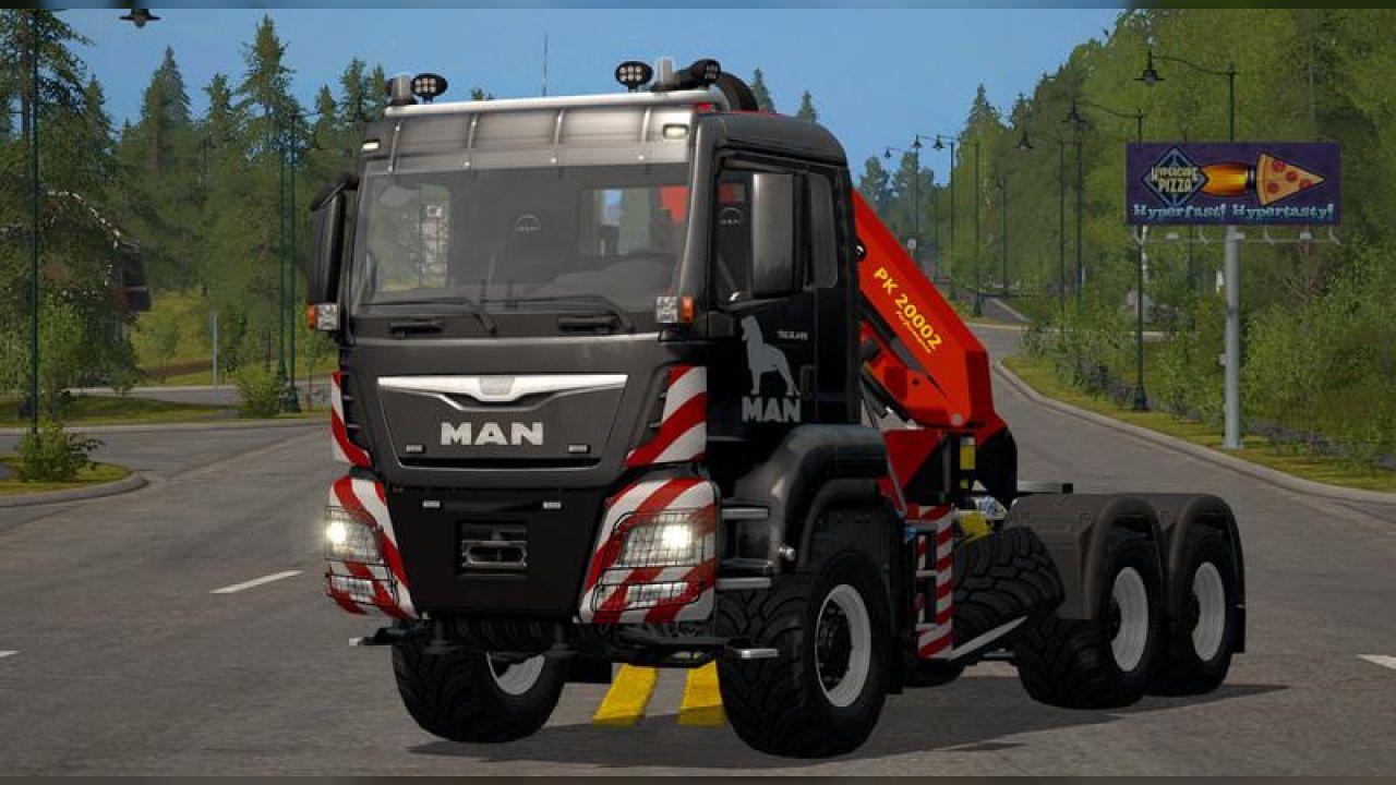 MAN TGS 6x4 Kran