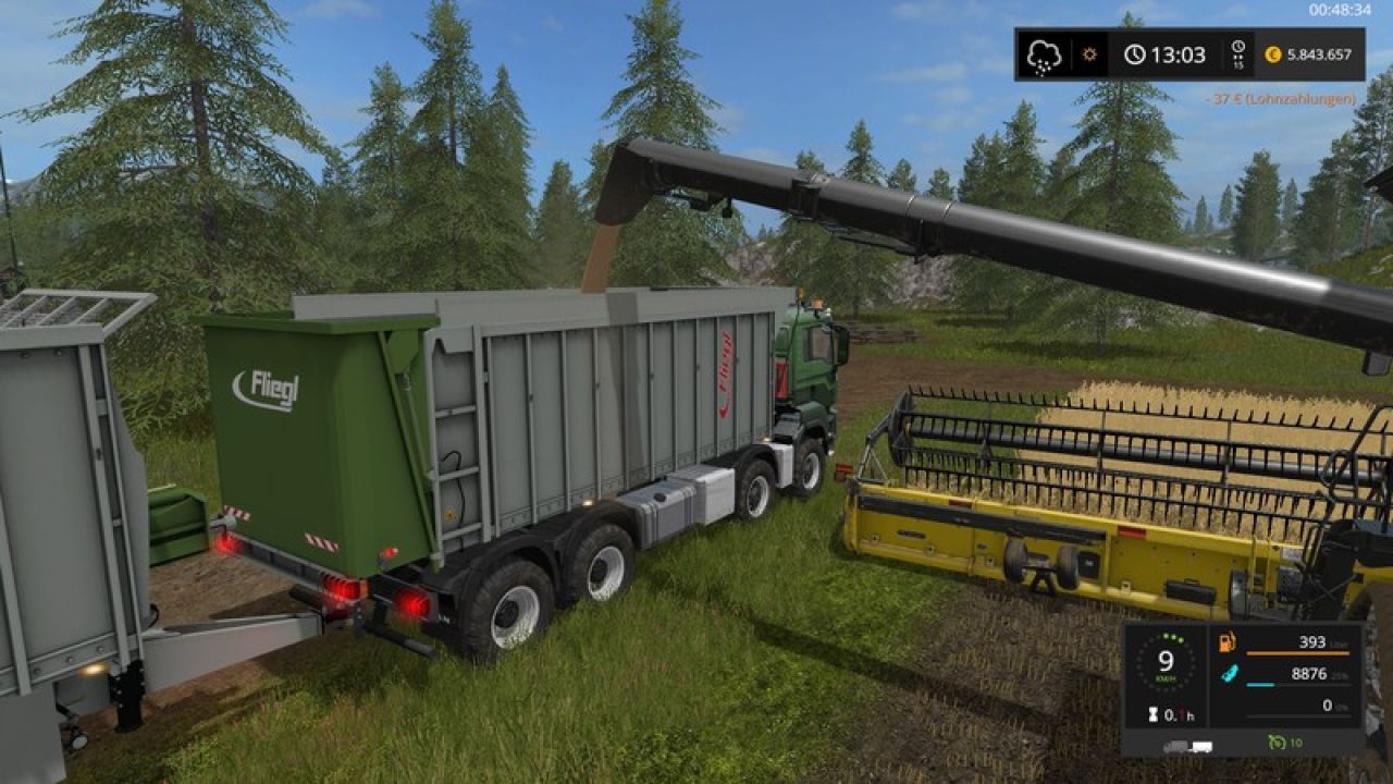 MAN TGS 8x8 mit Fliegl-Aufbau v1.7.4