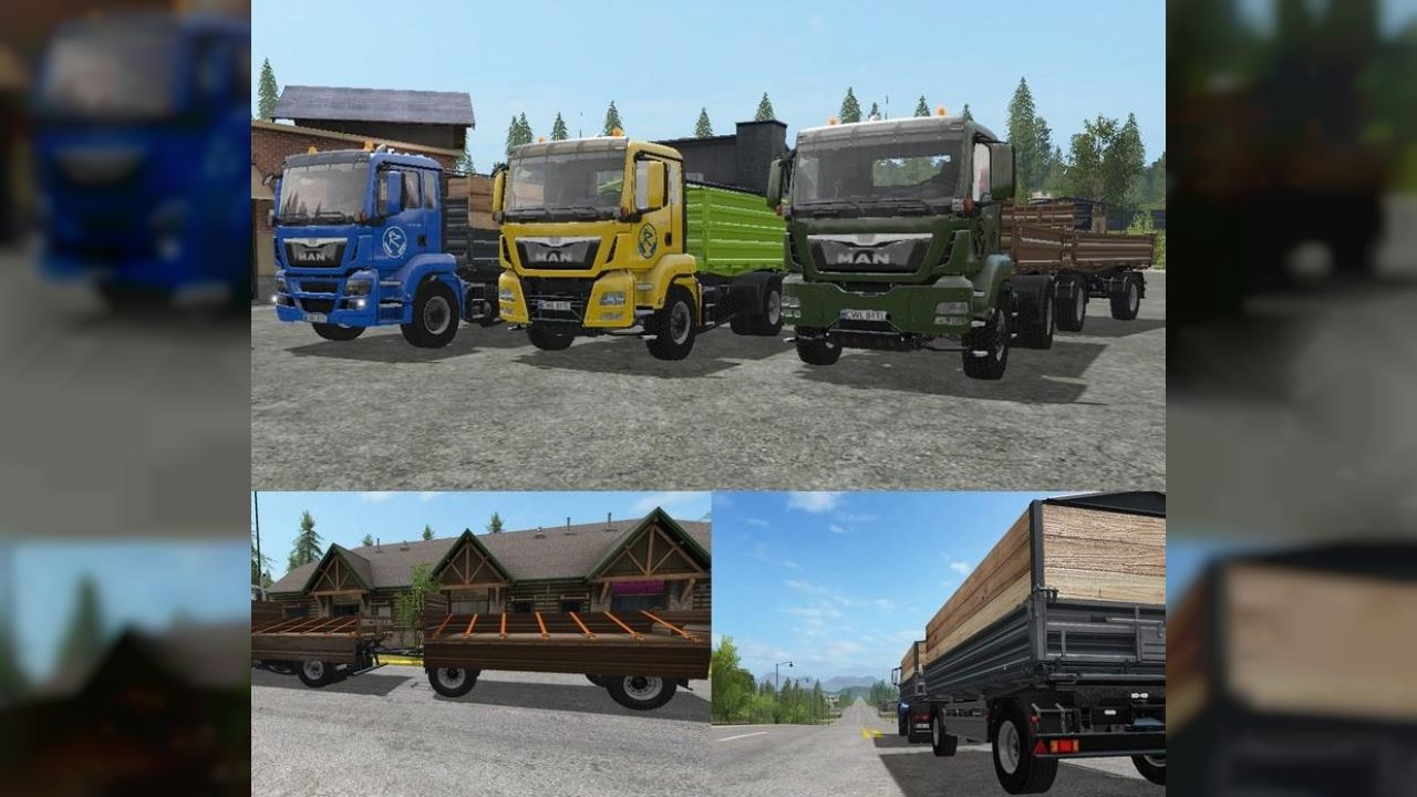 Man TGS Tipper Truck Pack