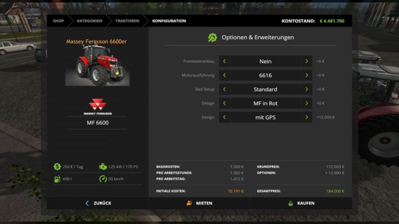 Massey Ferguson 6600er v1 Pack