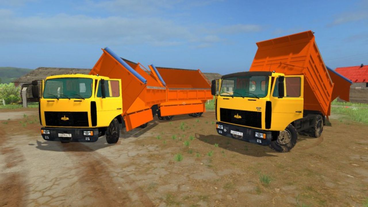 MAZ 5551 + Trailer MAZ 8561