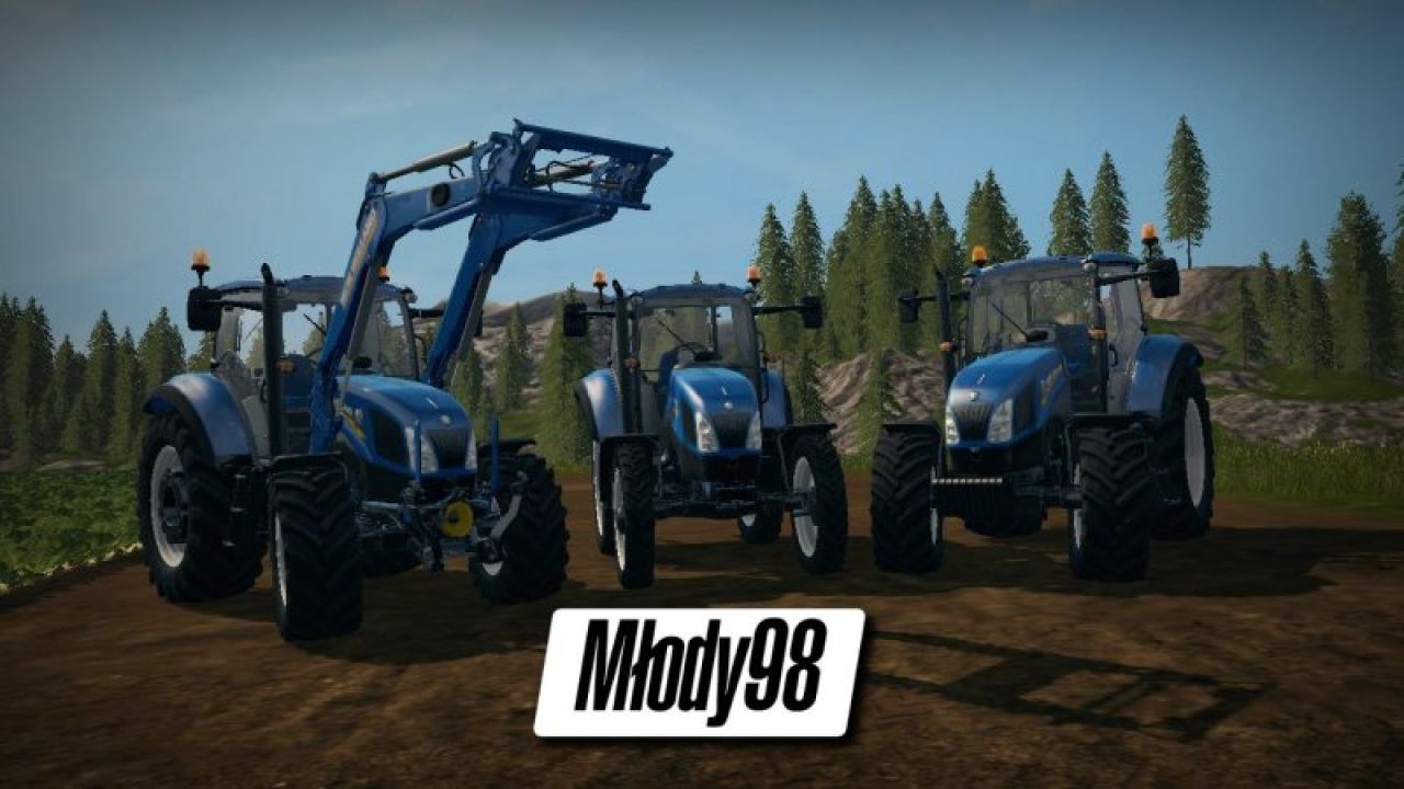 New Holland T5 Tier 4A + New Holland 750TL