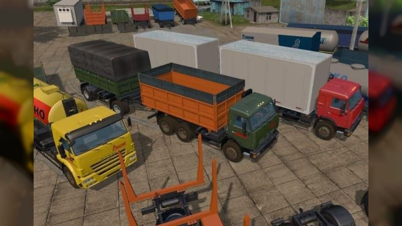 Pack Kamaz for Map Russia v1.2