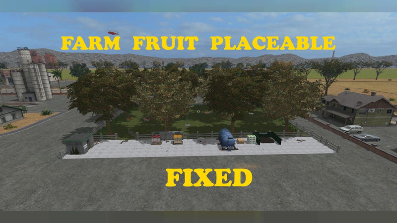 Placeable Farm Fruit