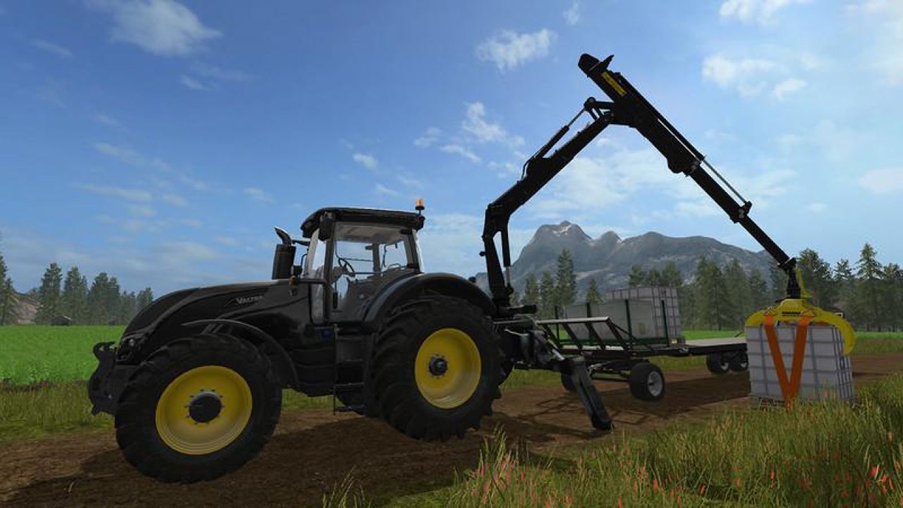 PONSSE REAR MOUNTED CRANE + LIFTING HOOK CRANE V1.4