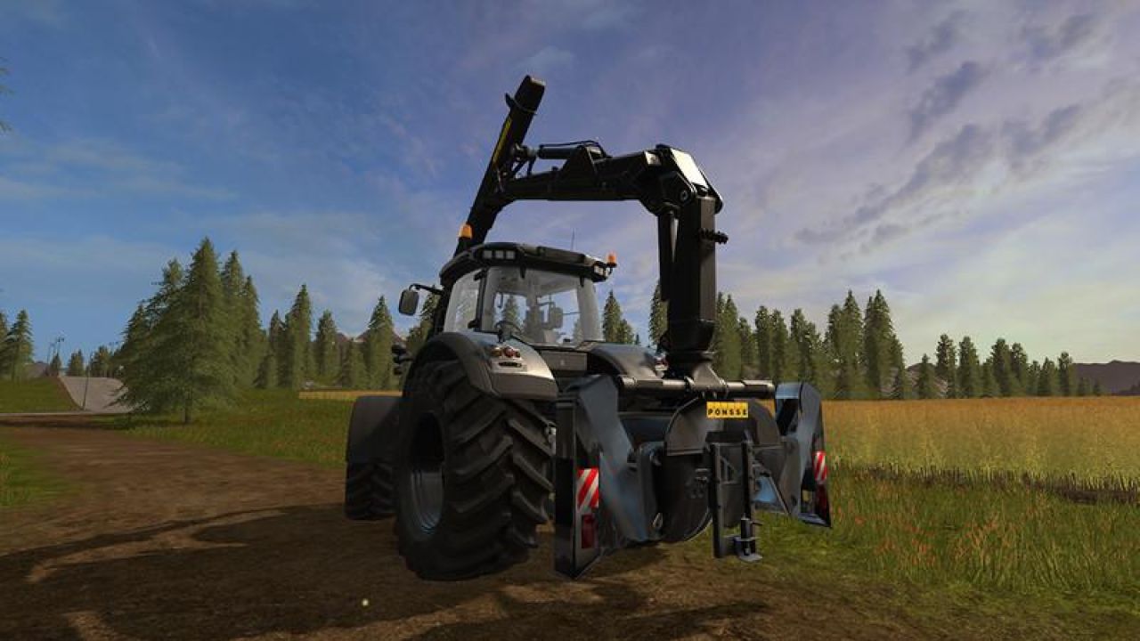 PONSSE REAR MOUNTED CRANE + LIFTING HOOK CRANE V1.4