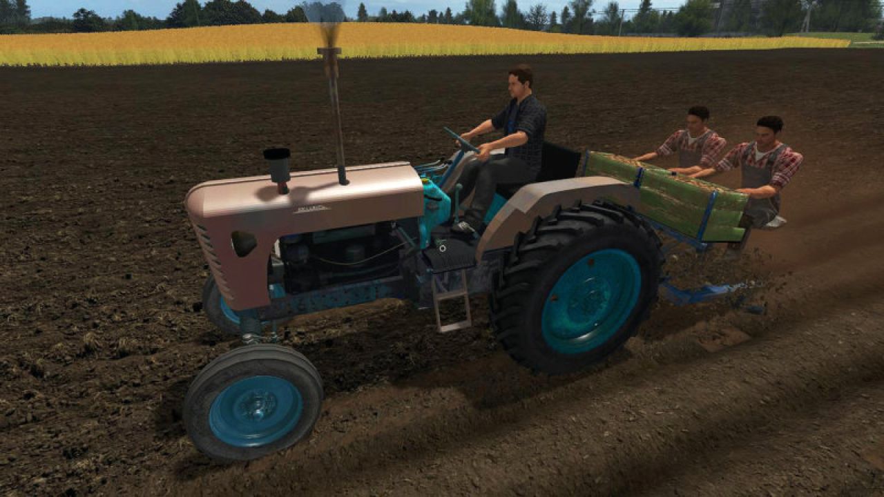 Semi-automatic potato planter