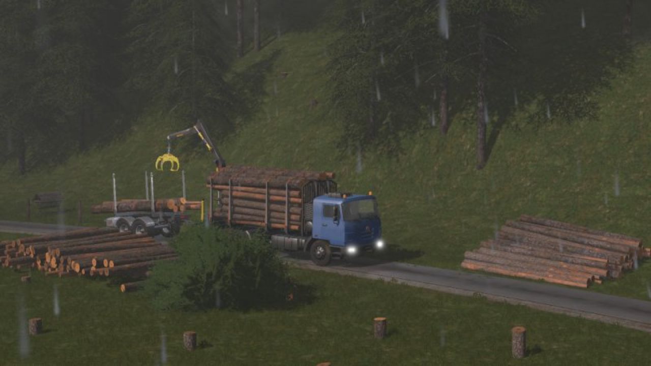 Tatra Terrno Log Truck