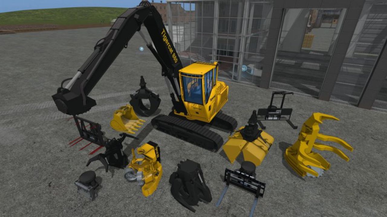 Tigercat 880 with tools v1.0