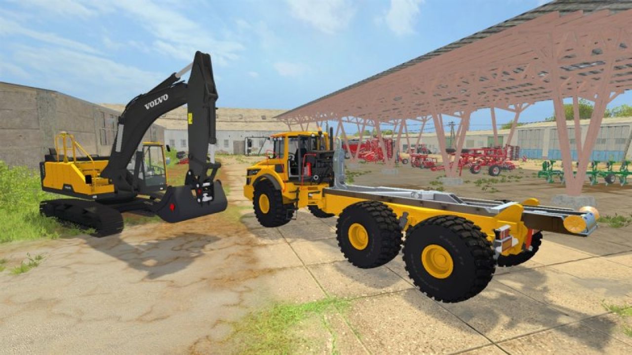 Volvo EC300E Excavator & A40 Truck Pack