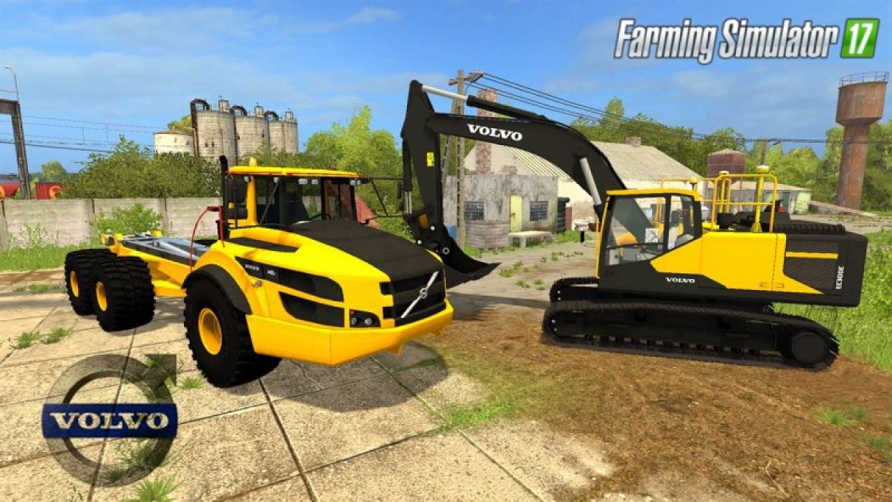 Volvo EC300E Excavator & A40 Truck Pack