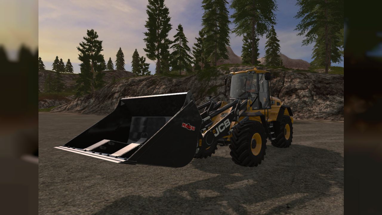 Wheel loader universal shovel 10k