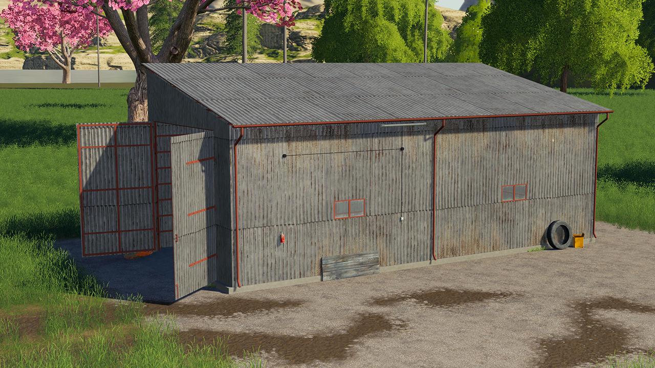 Steel shed