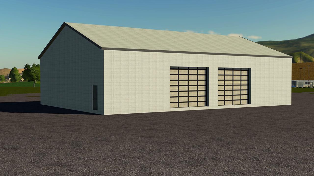 Garage with workshop